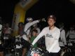 Erick Tokuo pedalando 130km bem concentrado.
